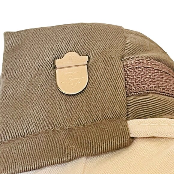 Farah Mens Chino Pants Straight Leg Pleated Front Khaki Size 36W X 32L - Picture 7 of 8